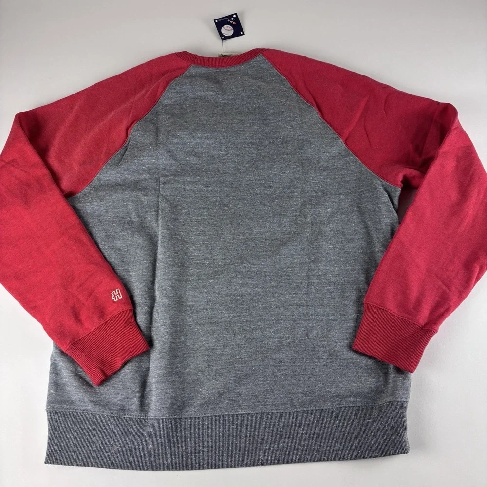 New Homage Cincinnati Reds Crewneck Pullover XL Red/Gray NWT Soft